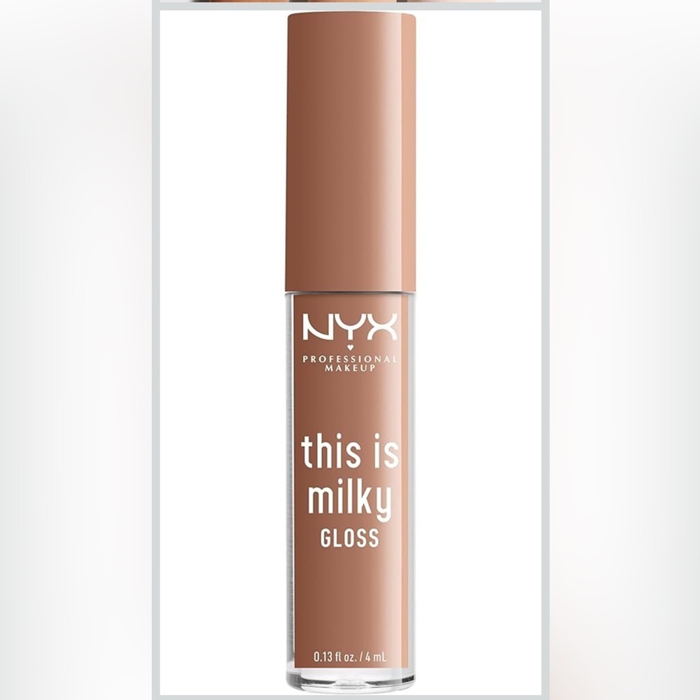 NYX This Is Milky Gloss, Vegan Lip Gloss, 12 Hour Hydration - Cookies and Milk
